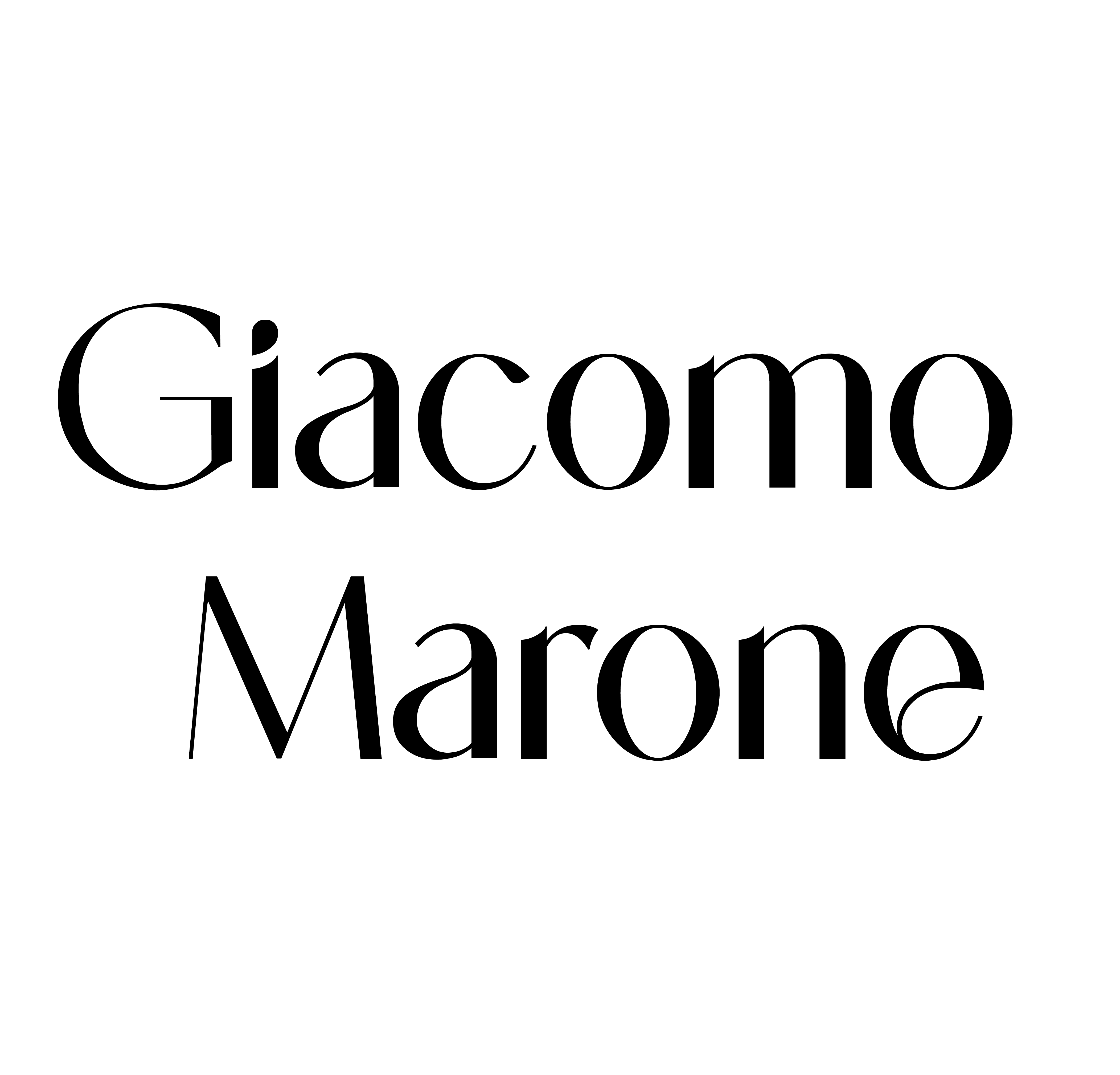 Logotipo Giacomo Marone